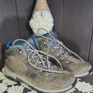 Timberland Grey Lace Up Boots